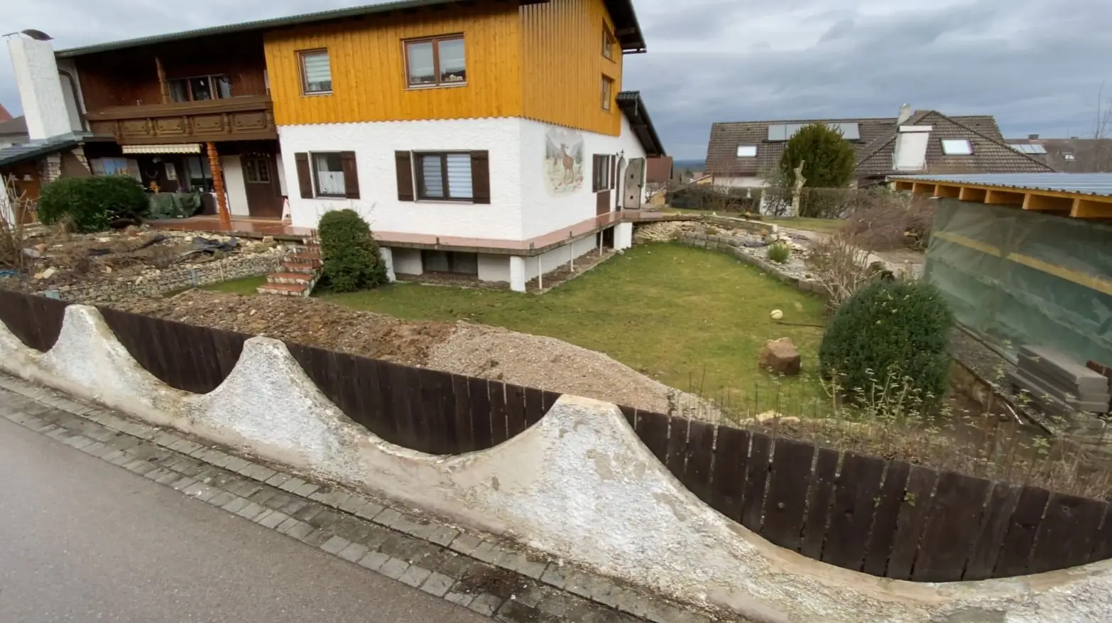 Gartenanlage im Landkreis Kelheim – vorher